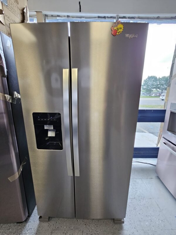 Whirlpool WRS315SDHZ19 New 36 Inch Side by Side Refrigerator- Stainless Steel - Image 2
