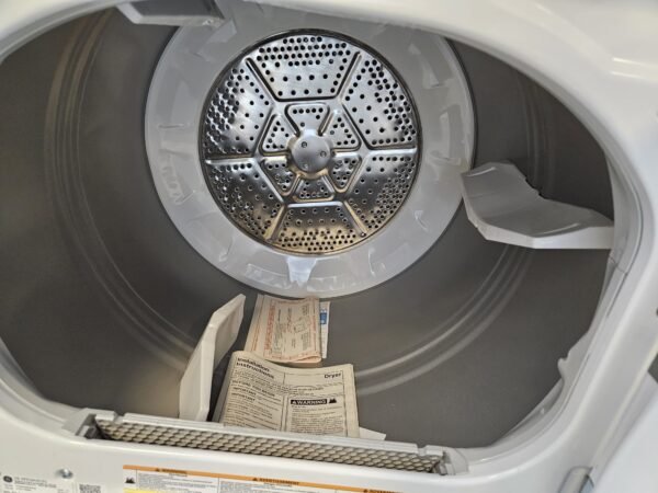 GE Profile PTD60GBSR0WS 27 Inch 7.4 Cu. Ft. Gas Dryer- White - Image 3