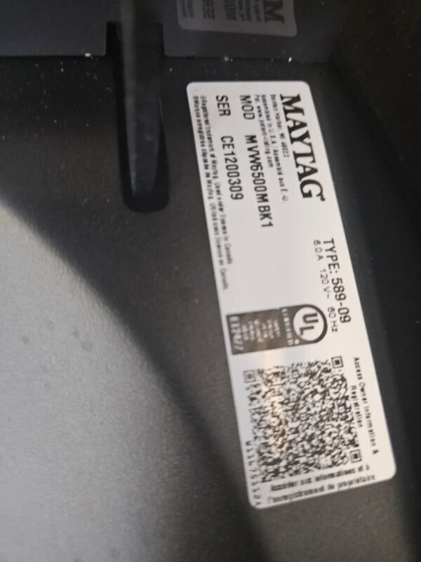 Maytag MVW6500MBK1 Powerful & Efficient Top-Load Washer- Black - Image 3