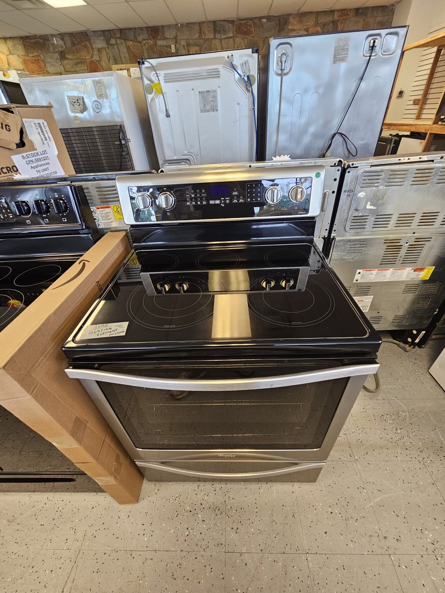 Whirlpool WFE770H0FZ2 Used 6.4 Cu. Ft. Freestanding Electric Range- Stainless Steel