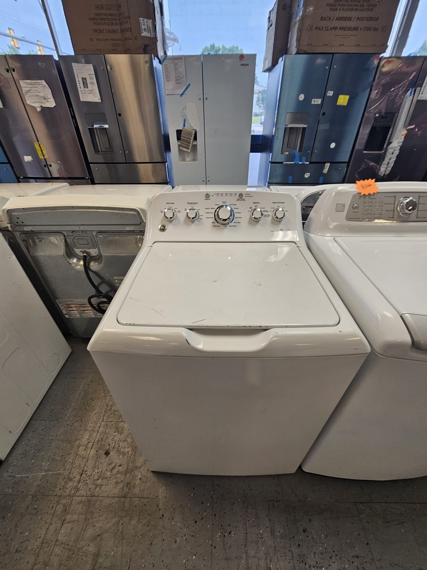 GE GTW490ACJ5WW Used 4.4 Cu. Ft. Top-Load Washer with Deep Fill- White