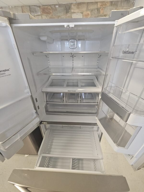LG LFXS30726S Used 36 Inch French Door Refrigerator- Stainless Steel - Image 5