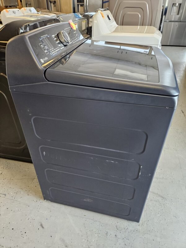 GE Profile PTW900BPT0RS Used 28 Inch Top Load Smart Washer- Sapphire Blue - Image 4