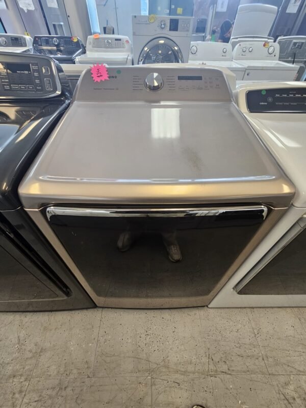 Samsung DVE54R7600C Used 27 Inch 7.4 Cu. Ft. Electric Dryer- Champagne - Image 2