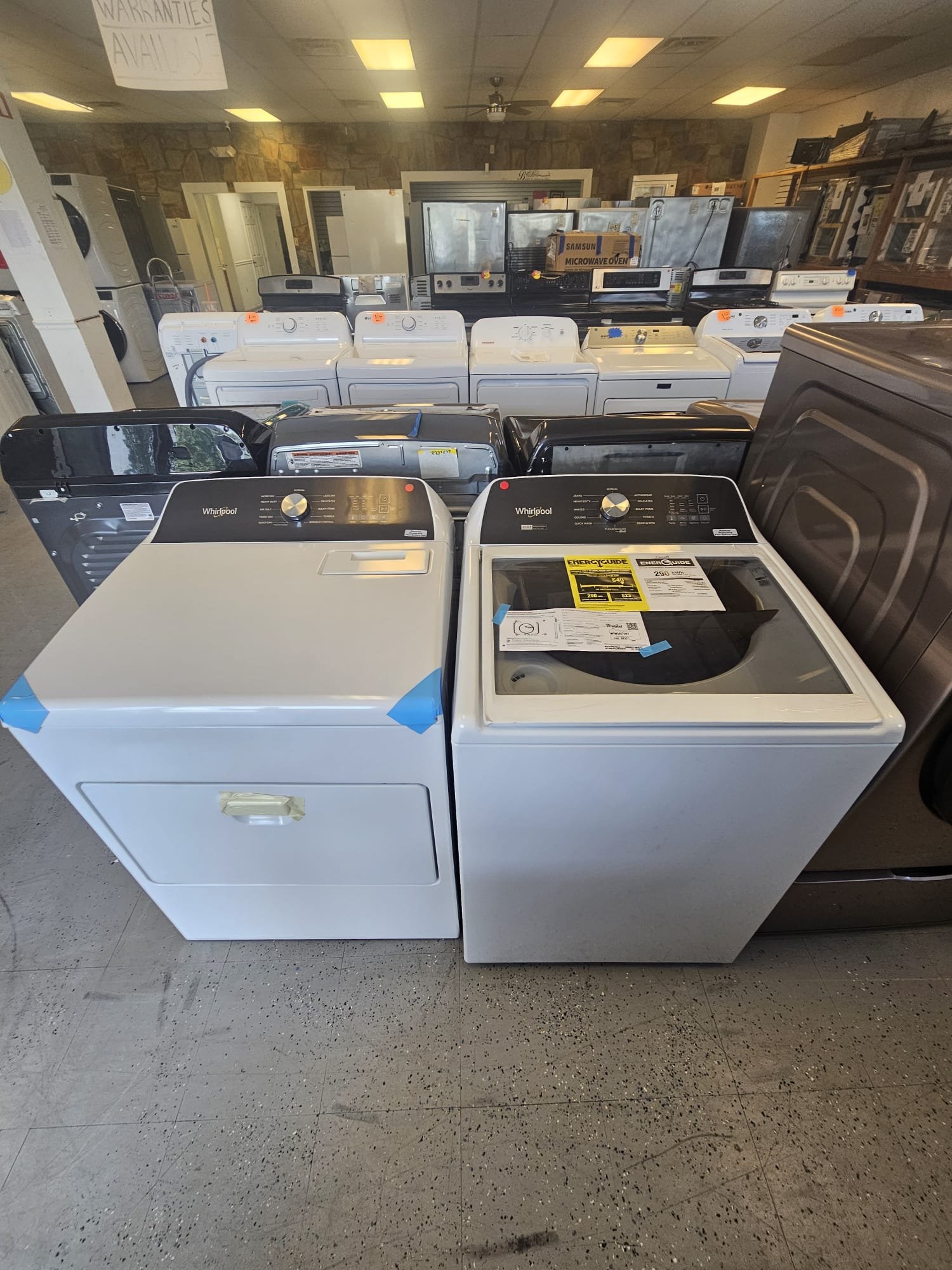 Whirlpool New Washer Dryer Set