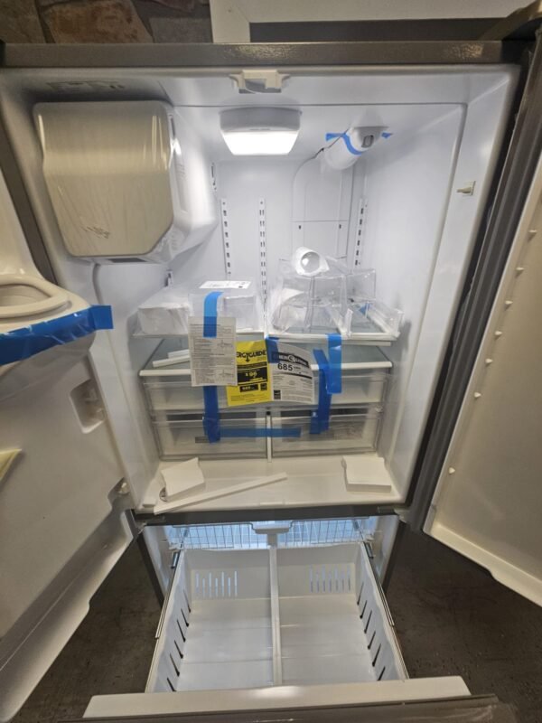 Whirlpool WRFF3436RZ New 36 Inch French Door Refrigerator- Stainless Steel - Image 4