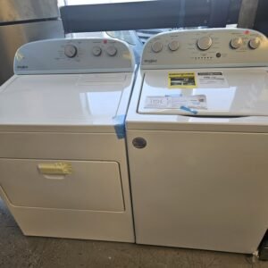 Whirlpool New 3.8 cu. ft. Top Load Washer and 7.0 cu. ft. Top Load Electric Dryer Set