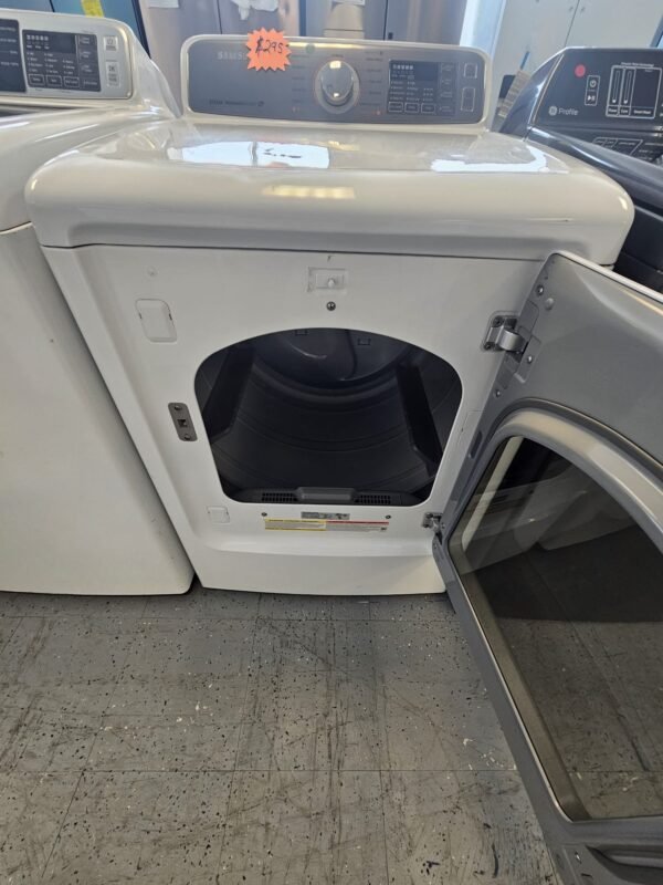 Samsung WA45H7000AW 27 Inch Top Load Washer With DV48H7400EW 27 Inch 7.4 cu. ft. Electric Dryer - Image 3