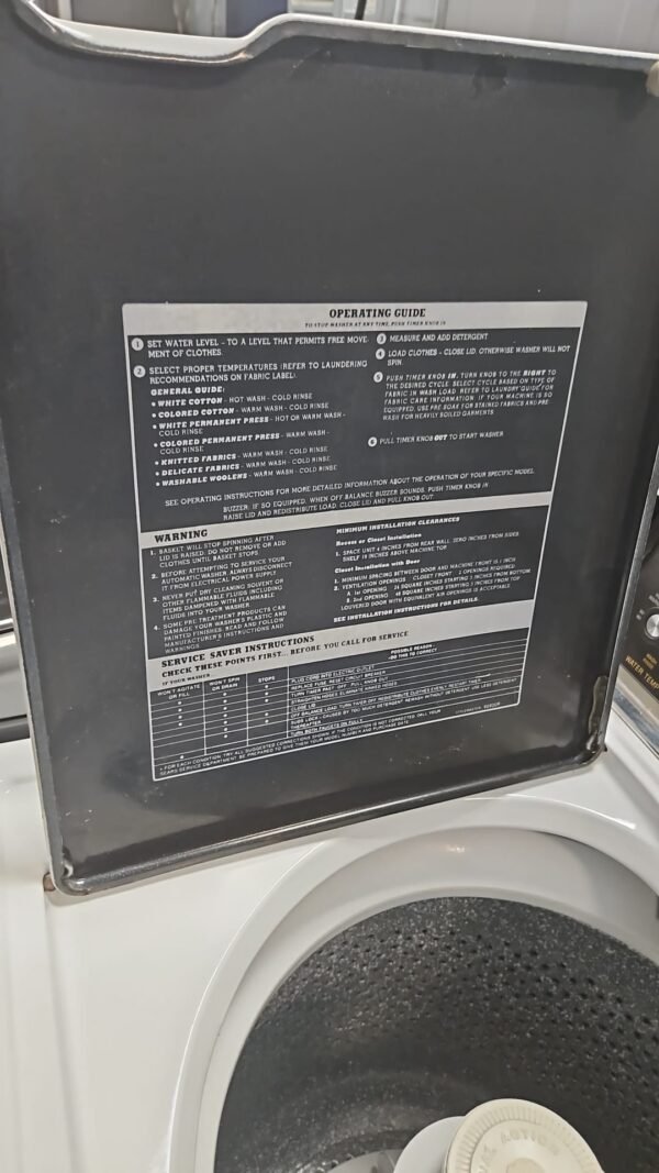 Kenmore Used Top Load Washer - Image 3
