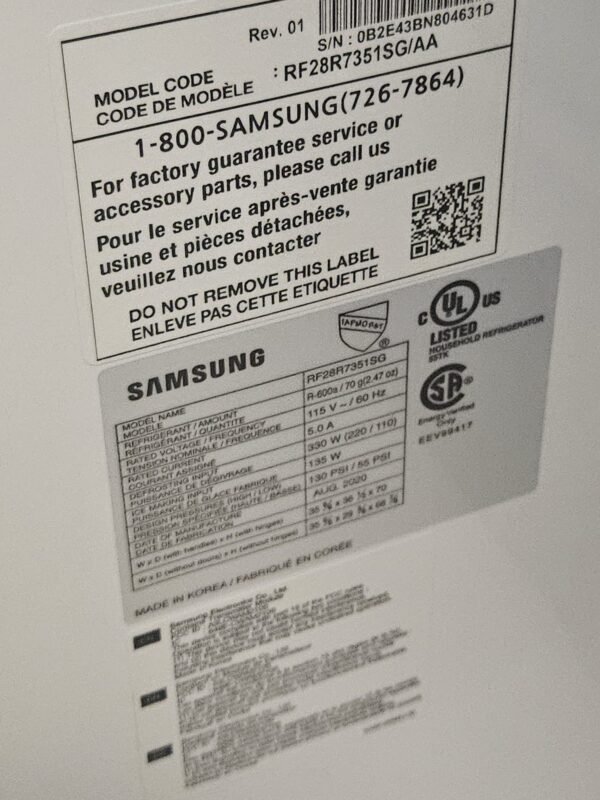 Samsung RF28R7351SG 36 Inch French Door Refrigerator - Image 8