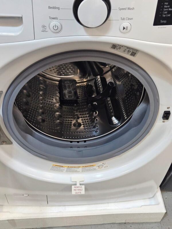 LG WM3470CW 27 Inch Front Load Washer And Electric Dryer Set - Image 3