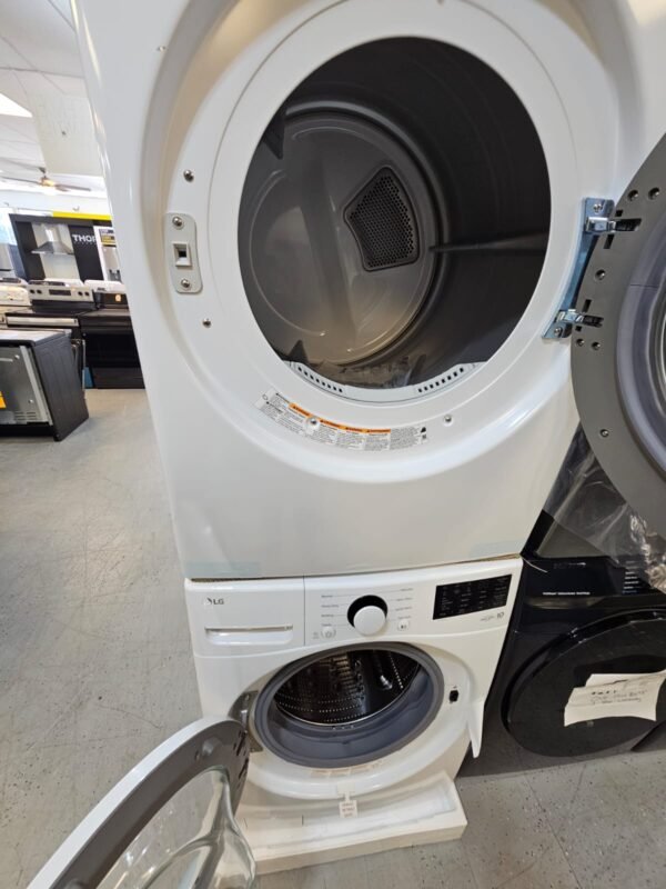LG WM3470CW 27 Inch Front Load Washer And Electric Dryer Set - Image 2