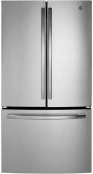 GE GNE27JYMXFFS New 36 Inch French Door Refrigerator- Stainless Steel
