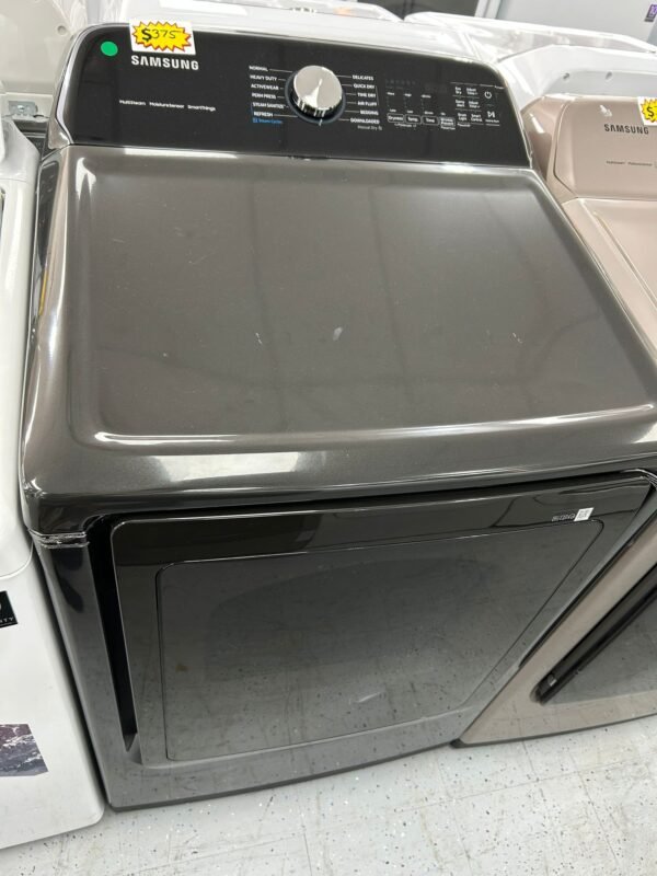 Samsung DVE55CG7100V 27 Inch Smart Electric Dryer- Black Stainless Steel - Image 2