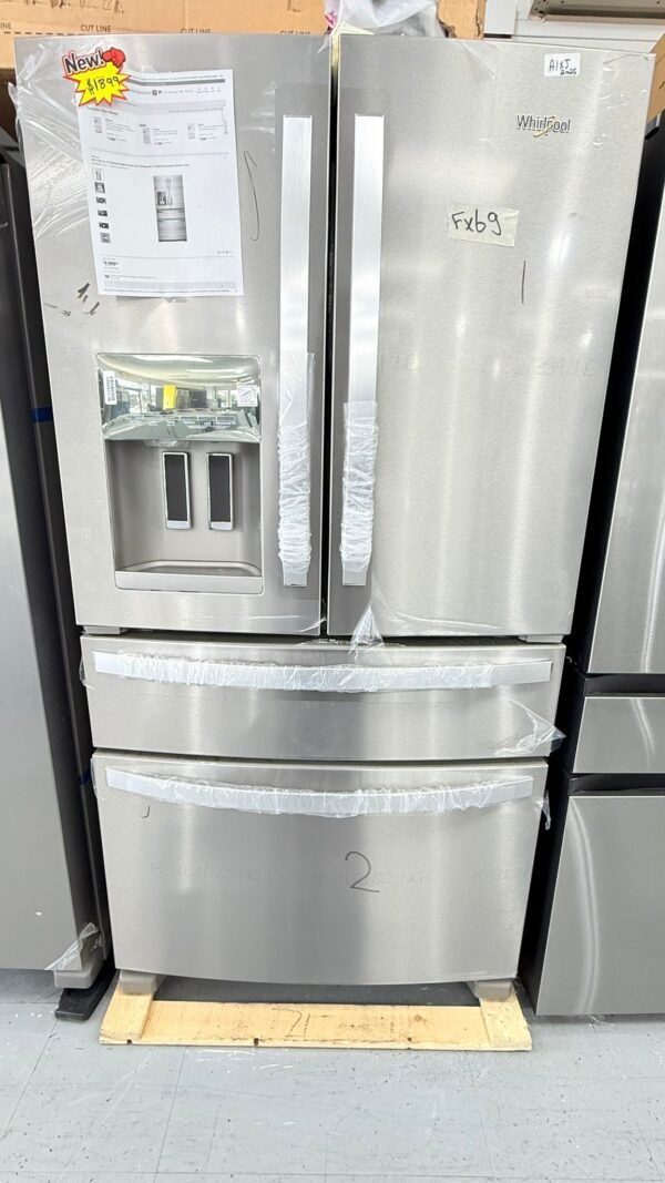 Whirlpool WRMF3636RZ00 New 36 Inch 4-Door Refrigerator- Stainless Steel - Image 2