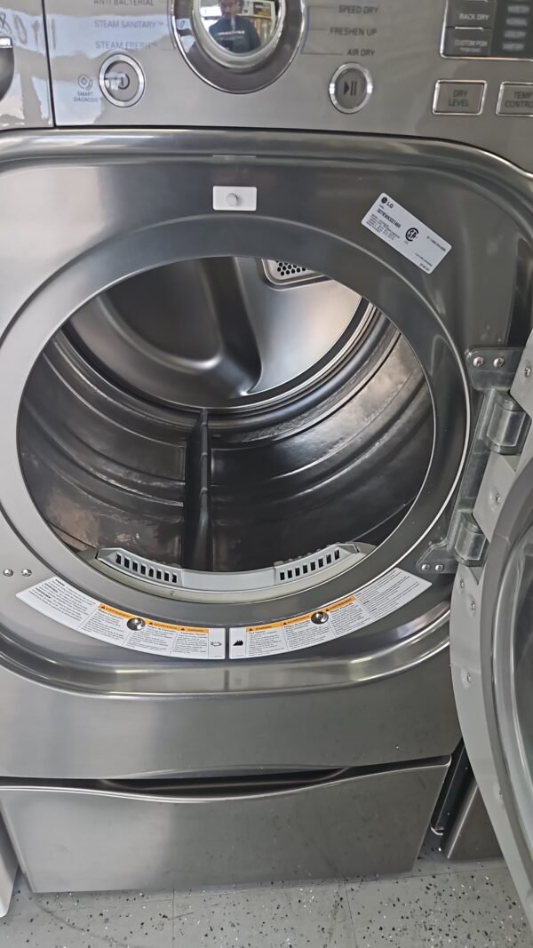 LG WM4070HVA-DLEX4070V Turbo Wash Washer & Steam Dryer Set- Graphite Steel - Image 4