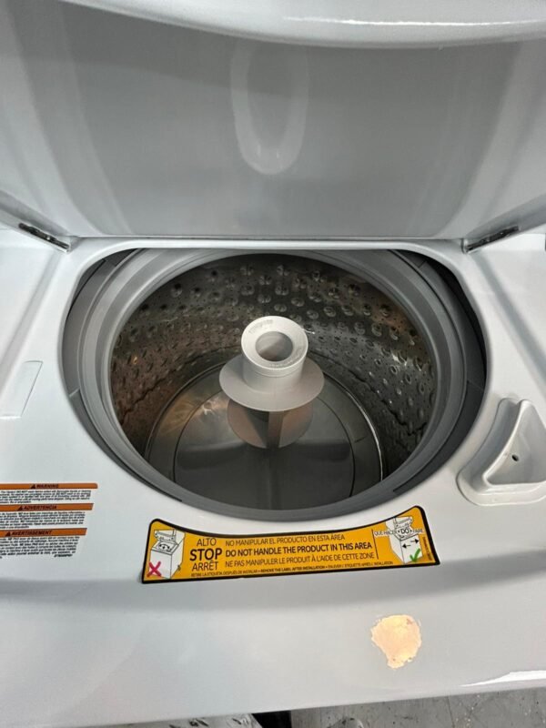 GE GUD27ESSM1WW Used Washer and Electric Dryer Stack Unit- White - Image 3