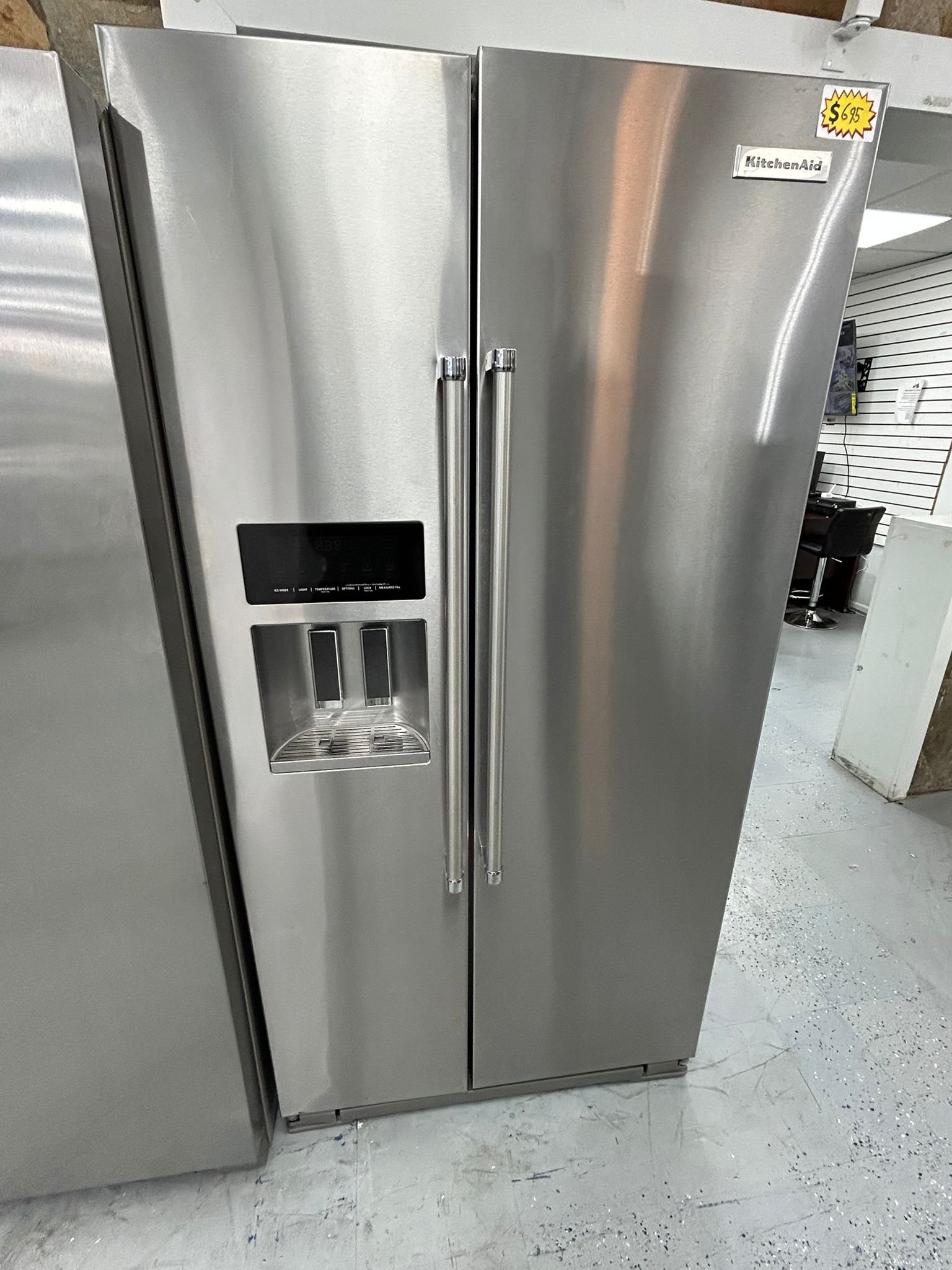 KitchenAid KRSC503ESS01 Counter Depth Side-by-Side Fridge