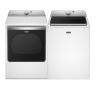 Maytag MVWB835DW1 MEDB835DW Powerful Top Load Pair- White
