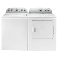 Whirlpool WTW4816FW WED4815EW 27" Complete Laundry Set