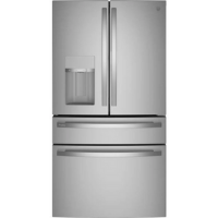 GE PVD28BYNFS 36" 4‑Door French Door Smart Refrigerator