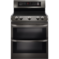 LG LDE4413BD 30" Double Oven Electric Range Black Steel